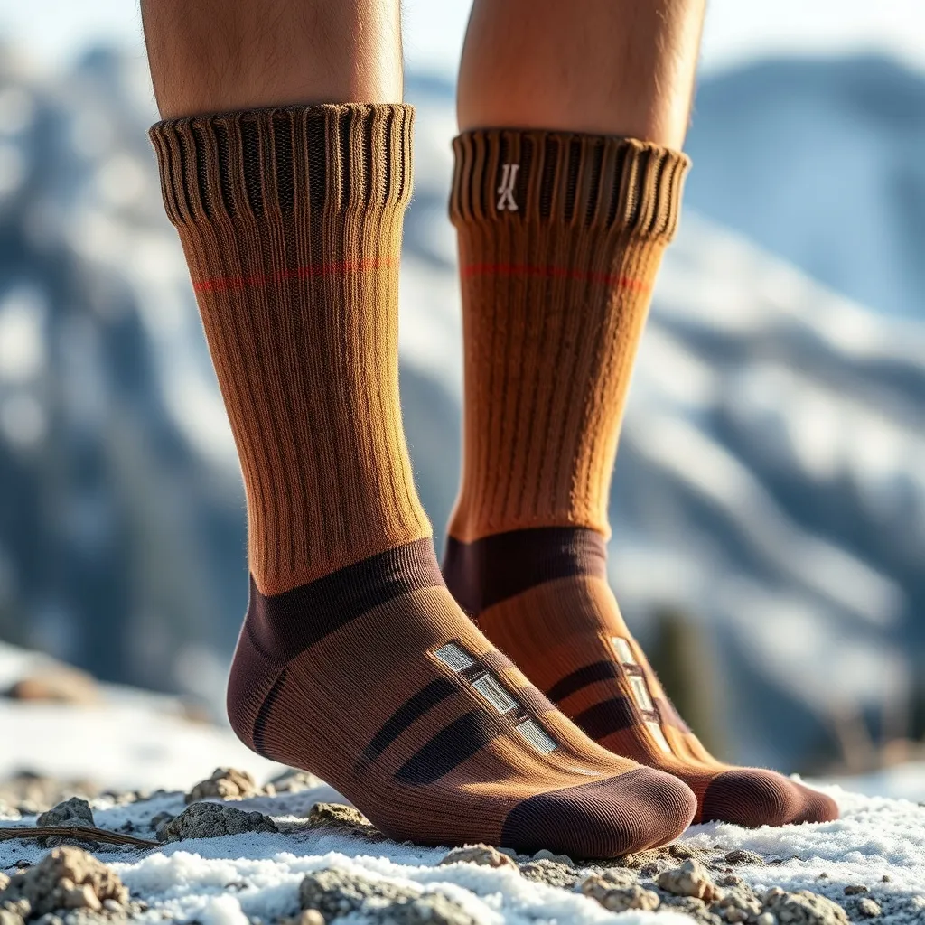 Chaussettes laine mérinos hiver thermorégulatrices en gros — gamme premium grossiste